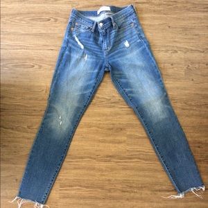 Gap high waist skinny jeans